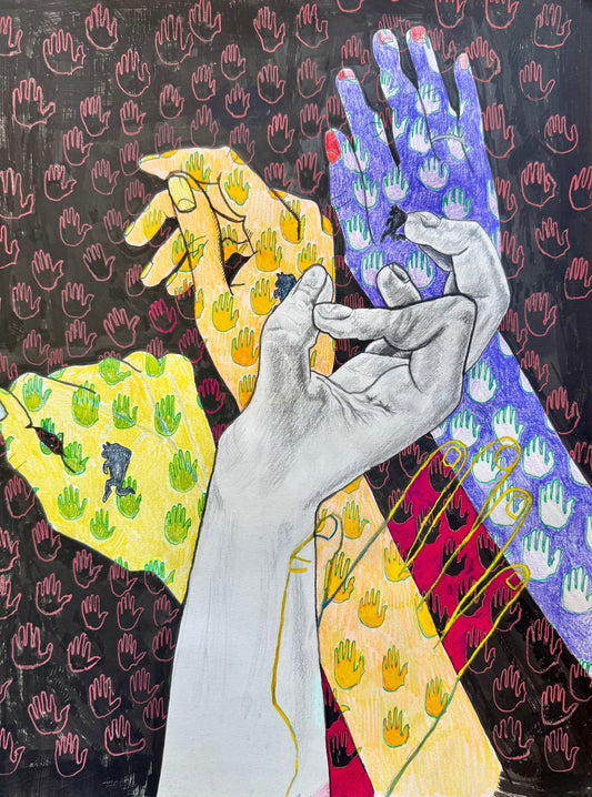 Tattooed hand