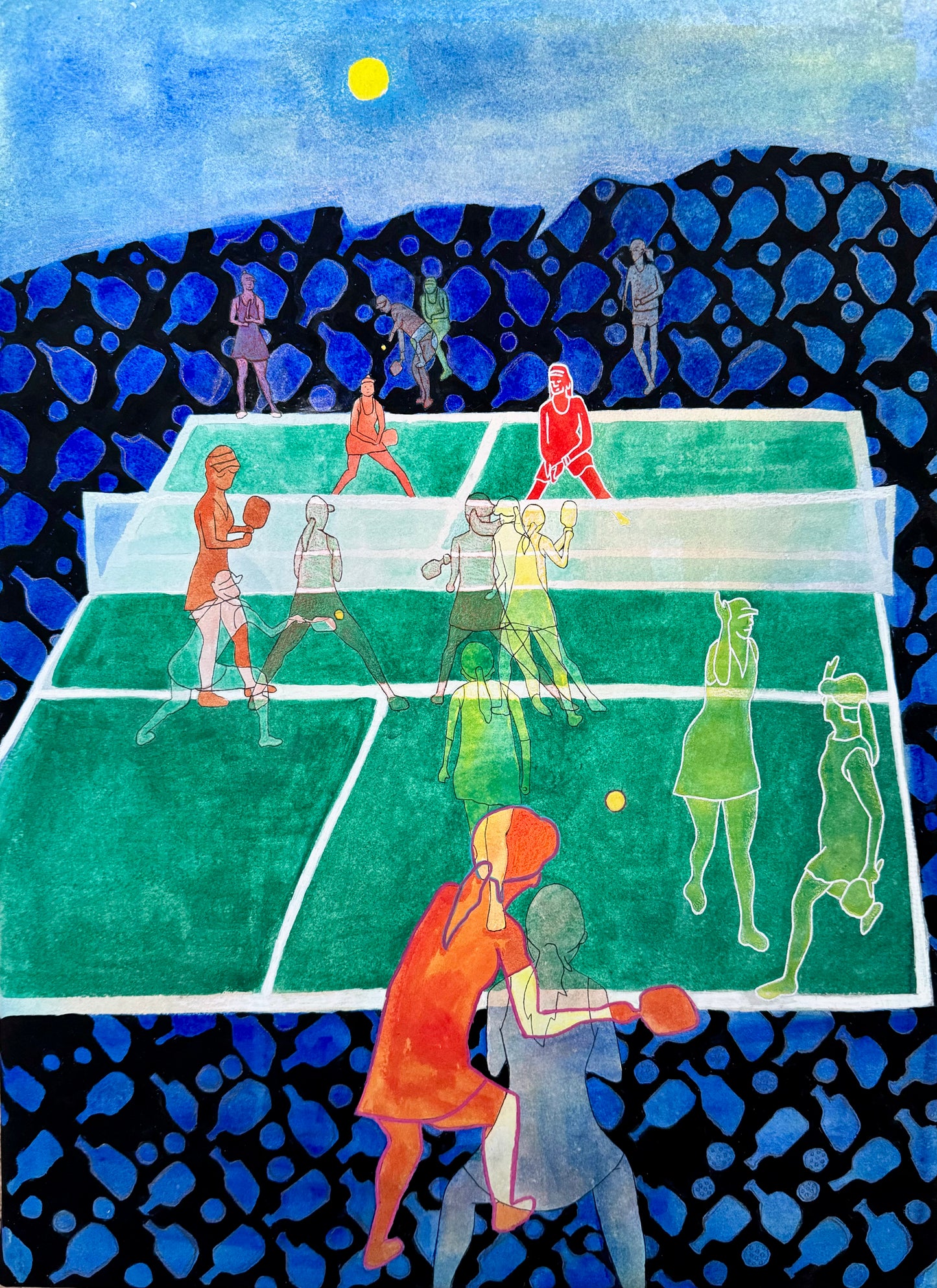 Pickleball Blue